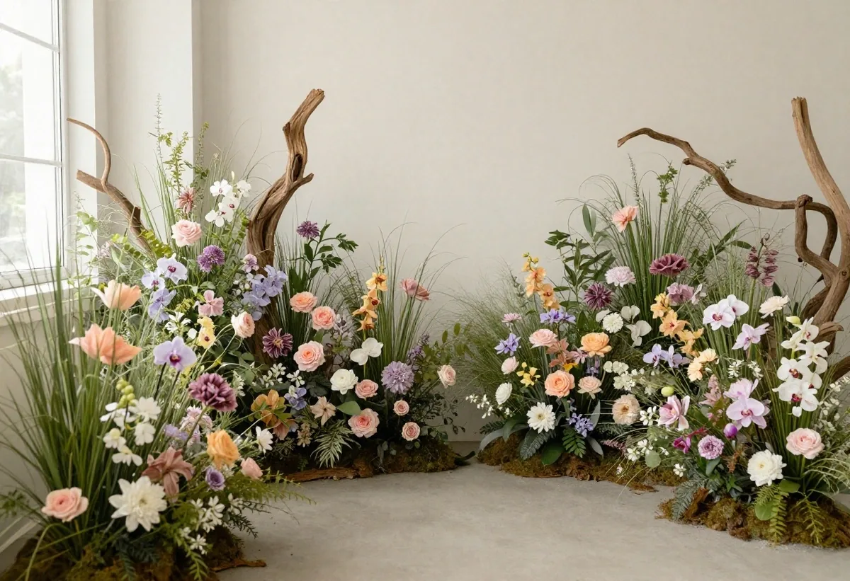 Floral Fantasy rooms with hanging flowers