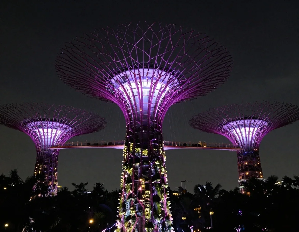 Canopy detail near Supertree Observatory Singapore